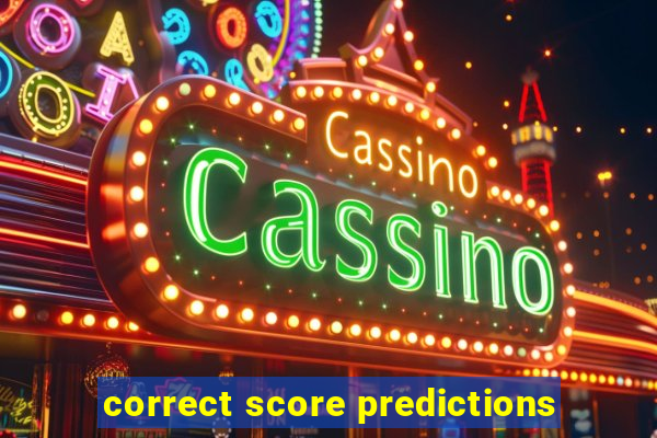 correct score predictions